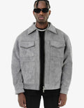 Blouson Zipé Gris - Lasourcedustyle
