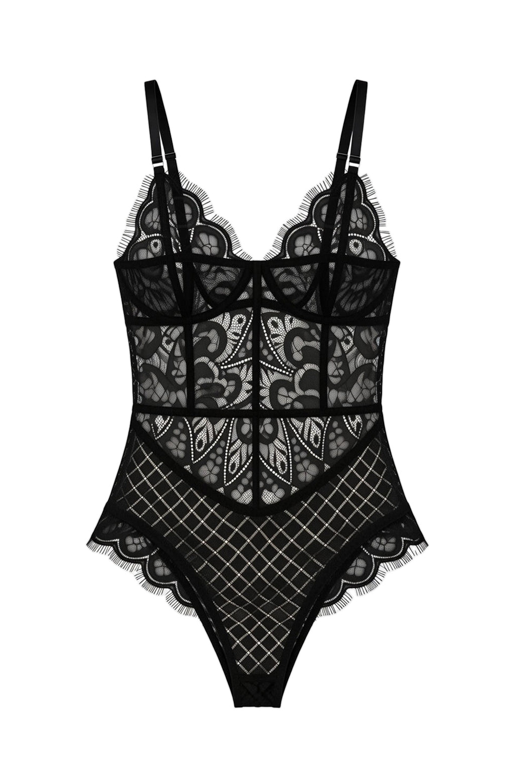 Body Dentelle Mallorca Noir