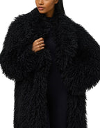 Astra — Manteau long fourrure mongolian