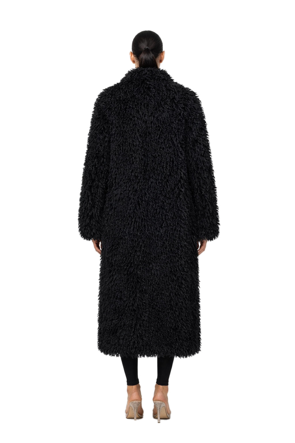 Astra — Manteau long fourrure mongolian