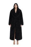 Astra — Manteau long fourrure mongolian
