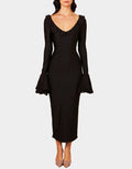 Robe Ortega Manches Cloche - Lasourcedustyle